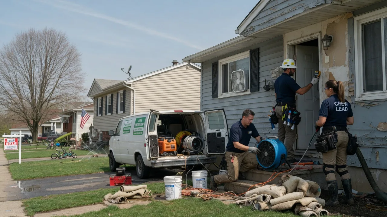 Flood Cleanup in Vernon, MI near me